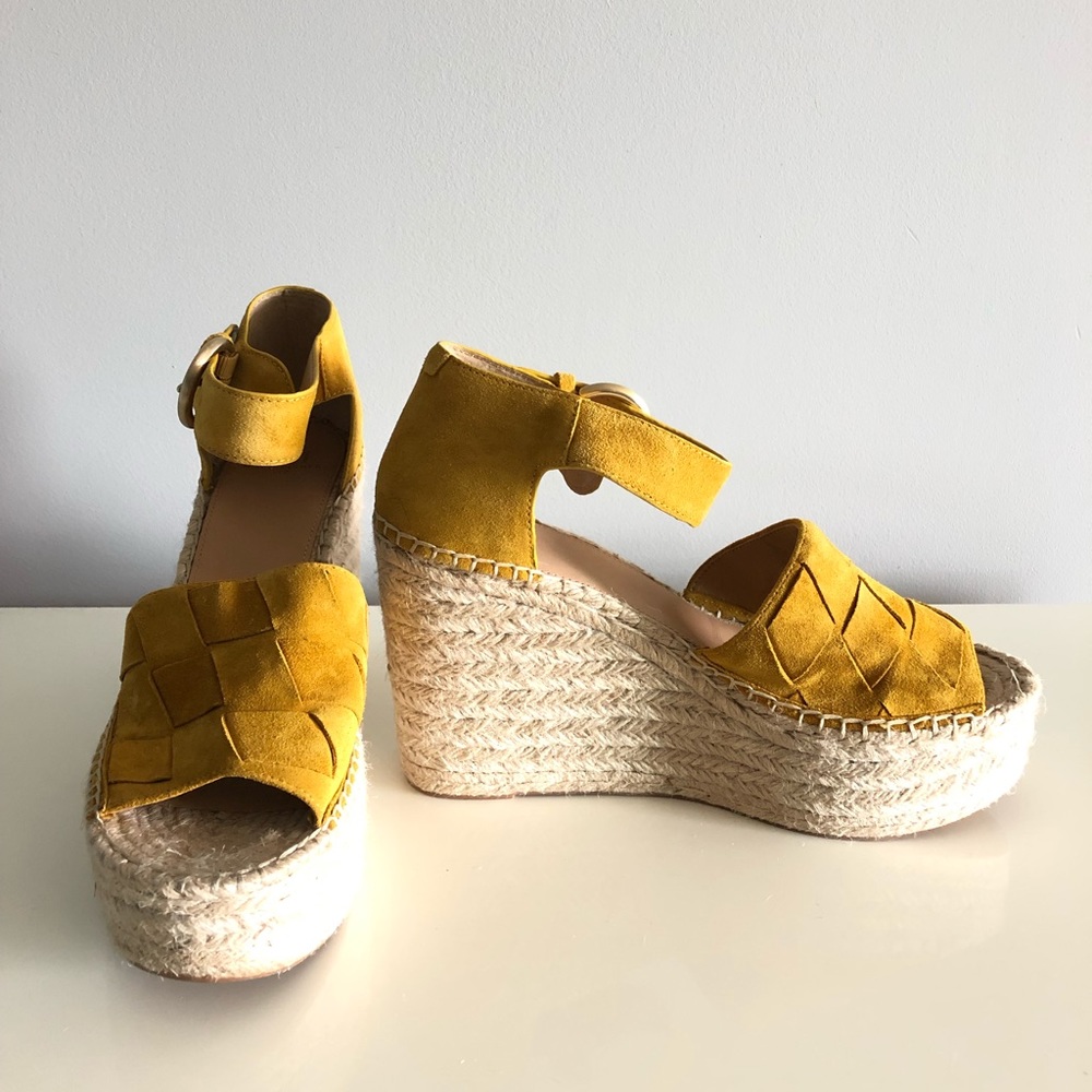 Marc Fisher Adalla espadrille wedge sandals 9